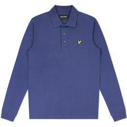 Overview image: LYLE AND SCOTT Poloshirt met Eagle embleem, donkerblauw