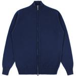 Product Color: DORIANI Cashmere vest met ritssluiting, donkerblauw