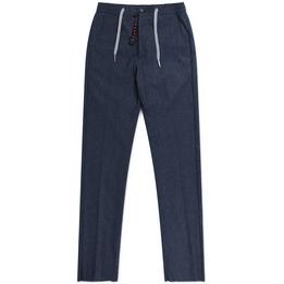 Overview image: MARCO PESCAROLO Broek Caracciolo van wol-stretch flanel, donkerblauw