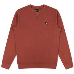 Overview image: LYLE AND SCOTT Sweater met Eagle embleem, roestbruin