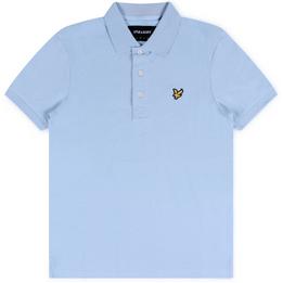 Overview image: LYLE AND SCOTT Polo met Eagle embleem, lichtblauw
