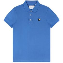 Overview image: LYLE AND SCOTT Polo met Eagle embleem, blauw