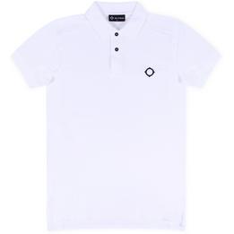 Overview image: MA.STRUM Polo met Compass logo, wit