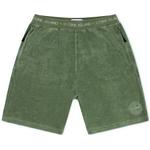 Product Color: STONE ISLAND Korte broek van badstof kwaliteit, groen