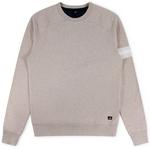 Product Color: WAHTS Sweater Moore met nylon armband, beige