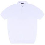 Product Color: TRUSSINI Poloshirt met parelmoer knopen, wit