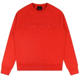 Overview image: PEUTEREY Sweater Guarara met borduursel, rood