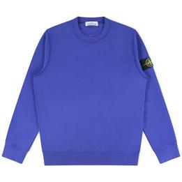 Overview image: STONE ISLAND Sweater van katoen kwaliteit, kobaltblauw