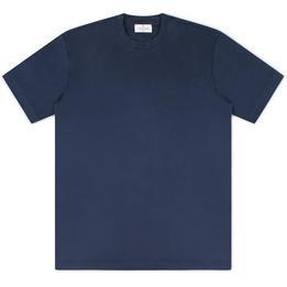 Overview image: VALENZA T-shirt van gemerceriseerd katoen, donkerblauw