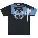 Product Color: STONE ISLAND T-shirt met Motion Saturation Two opdruk, zwart