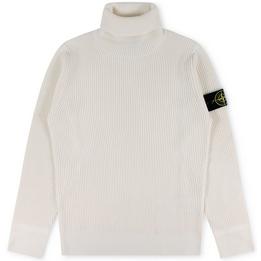 Overview image: STONE ISLAND Coltrui met rib patroon, off white