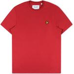 Product Color: LYLE AND SCOTT T-shirt met Eagle embleem, rood