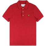 Product Color: LYLE AND SCOTT Polo met Eagle embleem, rood