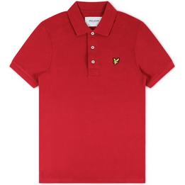 Overview image: LYLE AND SCOTT Polo met Eagle embleem, rood