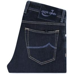 Overview image: JACOB COHËN  Regular fit J620 jeans met beige stiksels, ongewassen denim