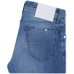 Overview image: JACOB COHËN  Regular fit J620 jeans Eduard met wit label, lichte wassing