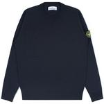 Product Color: STONE ISLAND Trui van dunne wol kwaliteit, donkerblauw