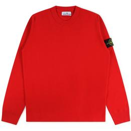 Overview image: STONE ISLAND Trui van wol-stretch kwaliteit, rood