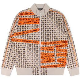 Overview image: CARLO COLUCCI Vest met opstaande kraag en oranje details, beige