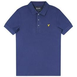 Overview image: LYLE AND SCOTT Polo met Eagle embleem, donkerblauw