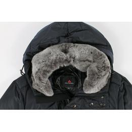 Overview second image: PEUTEREY Winterjas Aiptek Fur met bontkraag en opgestikte zakken, zwart