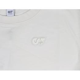 Overview second image: ALPHA TAURI T-shirt met klein logo, off white