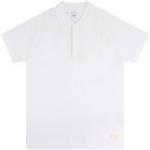 Product Color: ALPHA TAURI Poloshirt met blinde knoopsluiting, wit