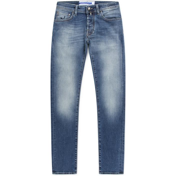 jacob cohen jeans spijkerbroek broek denim pants nick slim fit skinny fit, blue light licht stonewashed washed