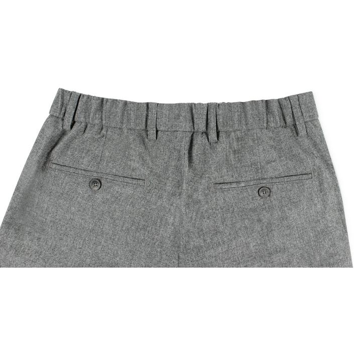 Marco pescarolo pantalon trousers pants broek evo flannel wool wol cashmere kasjemir, grey grijs lichtgrijs licht light silver 