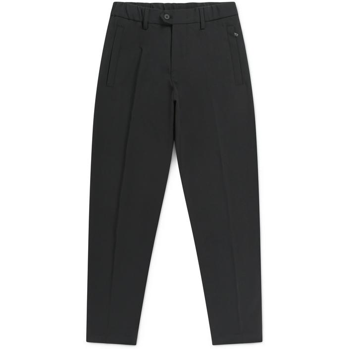marco pescarolo broek pants pantalon trousers velox stretch, zwart black dark donker nero 1