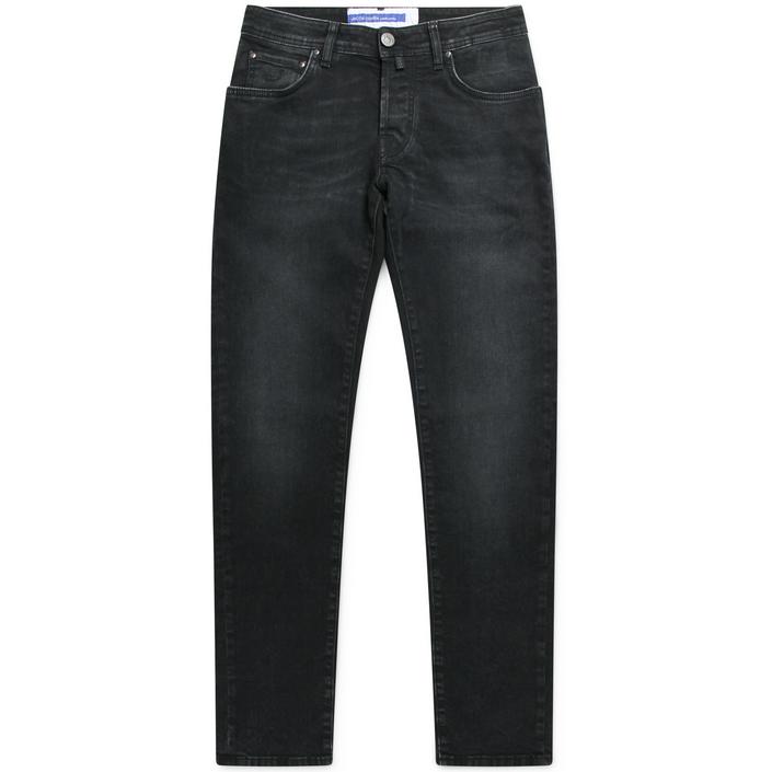 jacob cohen jeans spijkerbroek broek denim nick slim 5pocket, zwart black dark donker washed nero 