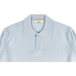 Overview second image: AURÉLIEN Poloshirt van Cashwool® kwaliteit, lichtblauw