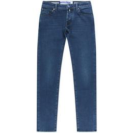 jacob cohen jeans spijkerbroek broek nick slim donkerblauw - tijssen mode
