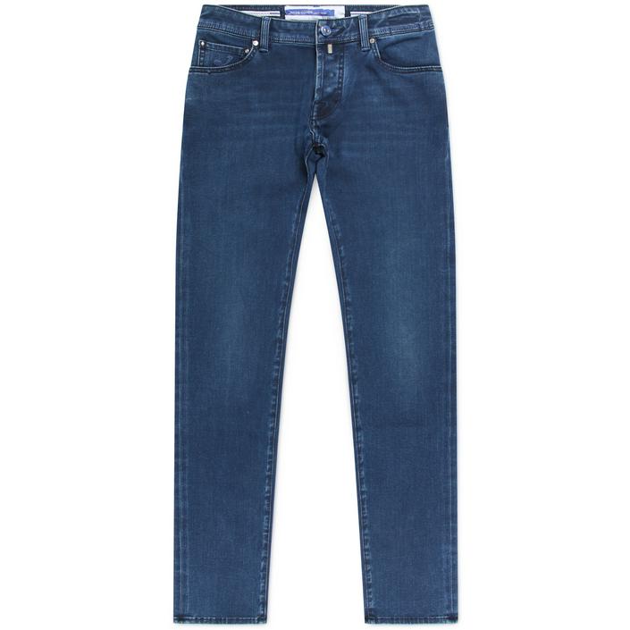 jacob cohen jeans denim spijkerbroek broek 5pocket nick slim nickslim, donker donkerblauw dark navy blauw darkwash