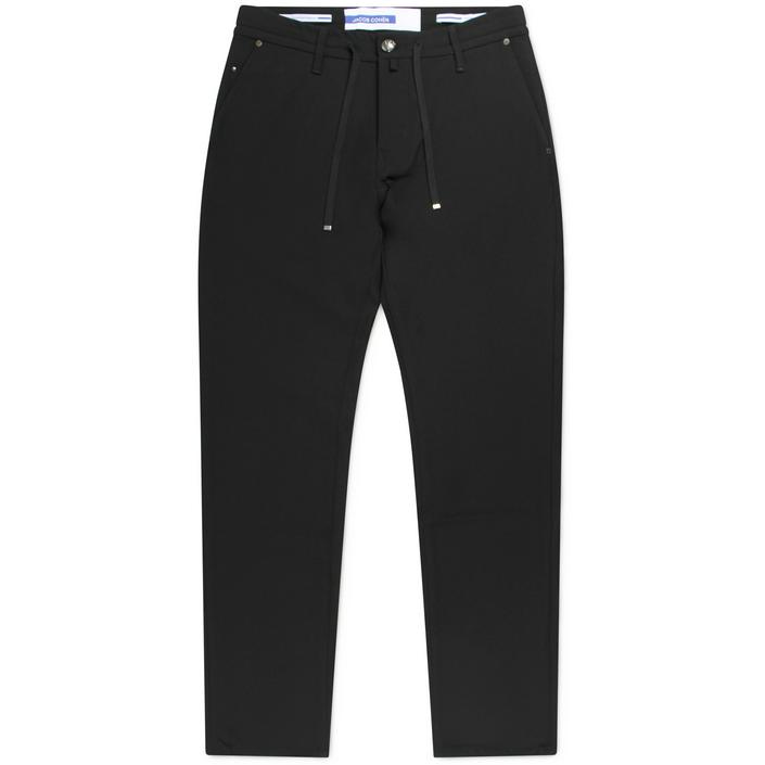 jacob cohen broek trousers 5pocket 5 pocket pharell active stretch, zwart black dark donker nero 1