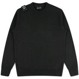 Overview image: MA.STRUM Sweater Core met embleem, zwart