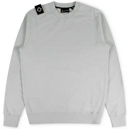 Overview image: MA.STRUM Sweater Core met embleem, lichtgrijs
