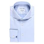 Product Color: EMANUELE MAFFEIS ALL DAY LONG strijkvrij overhemd met widespread boord, licht blauw