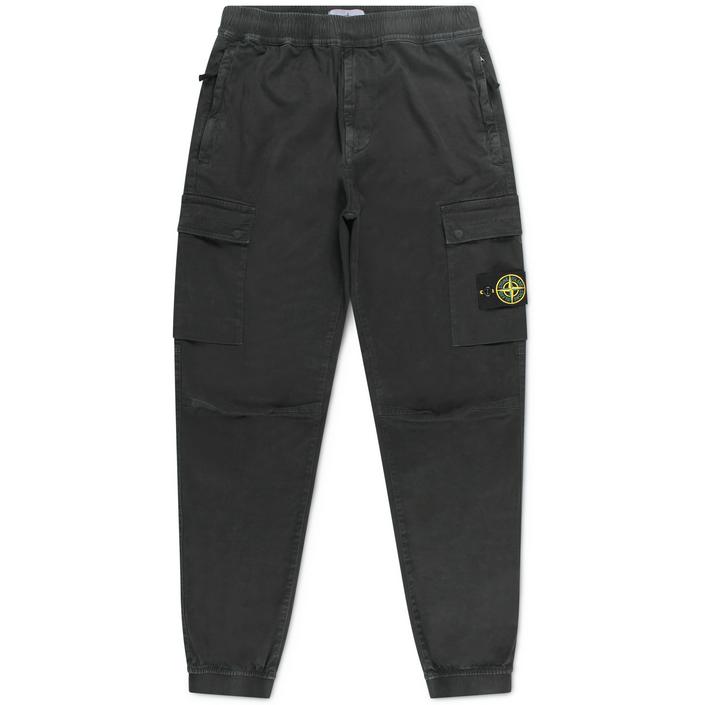 stone island cargo pants broek cargopants broek trousers vintage pockets, zwart black dark donker nero 2