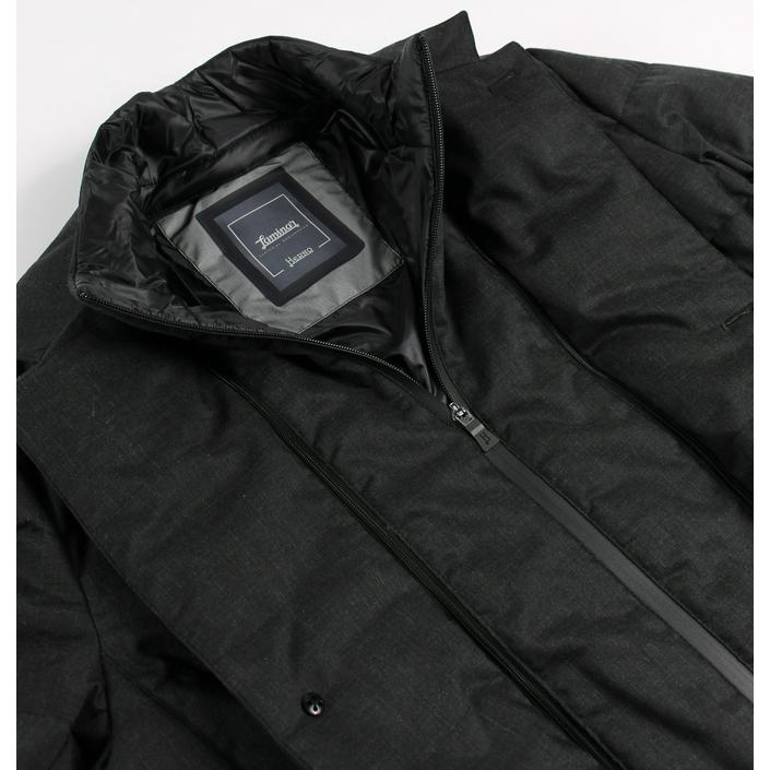 herno laminar jas jasje jacket donsjas dons down coat scooter sportjacket sportcoat, zwart black dark donker nero