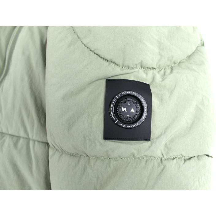 marshall artist jas jacket puffer dons down donsjas winterjas bomber, groen green mintgroen minted mint lichtgroen licht light