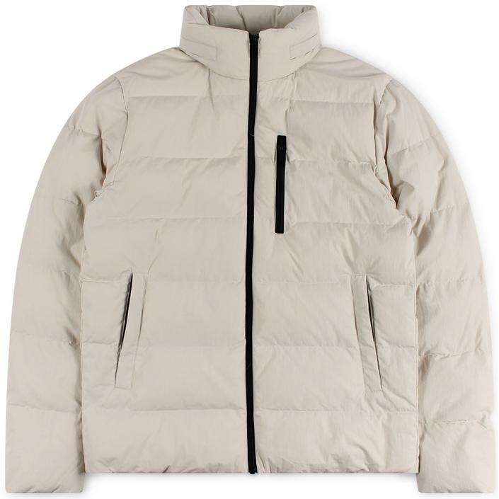 genti bomber winterjas winter jas jacket down donsjas puffer, wit ecru licht light offwhite off white beige 1