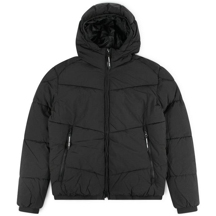 marshall artist jas jacket puffer dons down donsjas winterjas bomber, zwart black dark donker nero 1