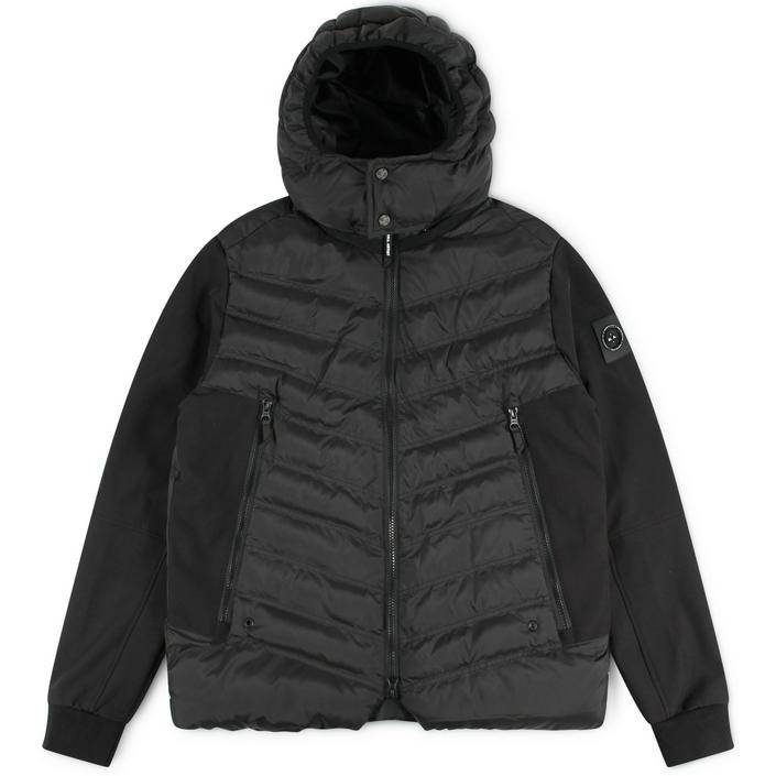 marshall artist jas jacket winterjas winter puffer donsjas, zwart black donker dark nero