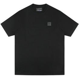 Overview image: MARSHALL ARTIST T-shirt met embleem, zwart