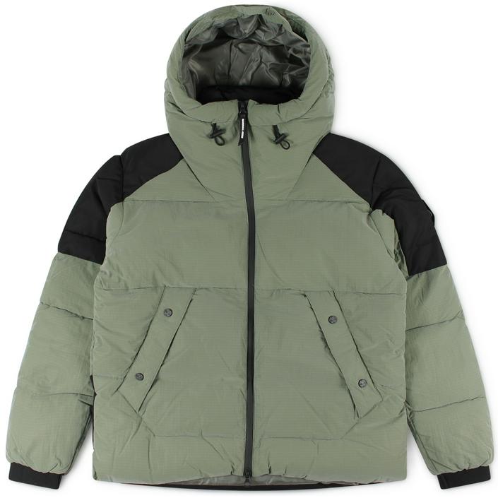 marshall artist jas jack donsjas dons jacket down puffer reflective winterjas winter, groen green lime lichtgroen licht light 1