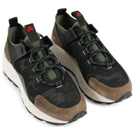 peuterey panther shoes schoenen schoen sneakers suede groen bruin - tijssen mode