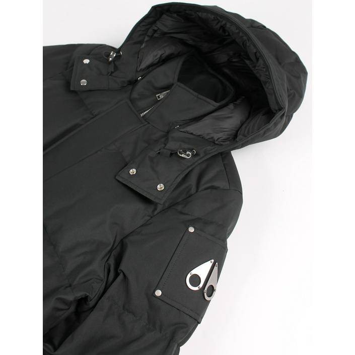 moose knuckles jas winterjas jacket cloud 3q zwart - tijssen mode