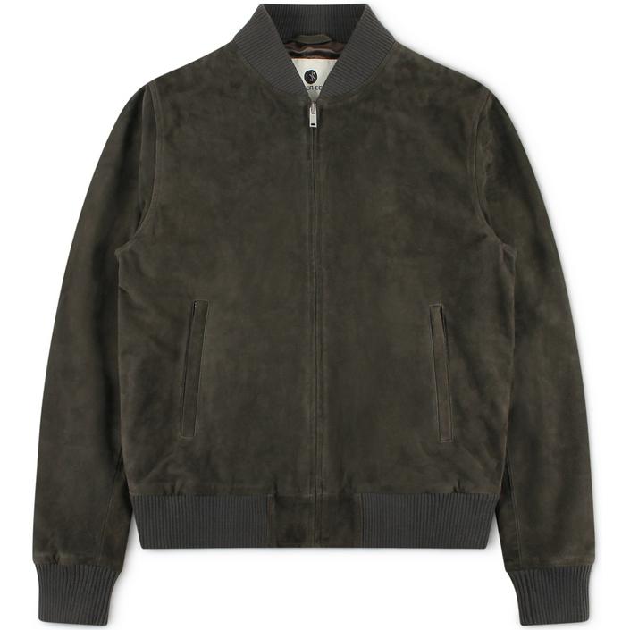 alter ego bomber bomberjacket mick jacket jas jasje leather suede, bruin donkerbruin brown donker dark chocolate 