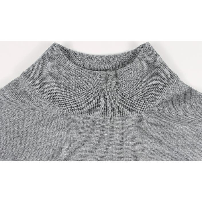trussini turtleneck coltrui trui jumper knitwear wol wool, grey grijs lichtgrijs licht silver zilver 
